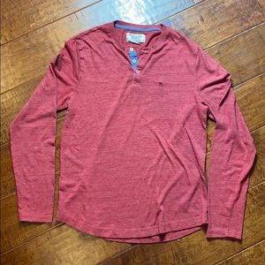 Penguin Long Sleeved Shirt - Red - Medium